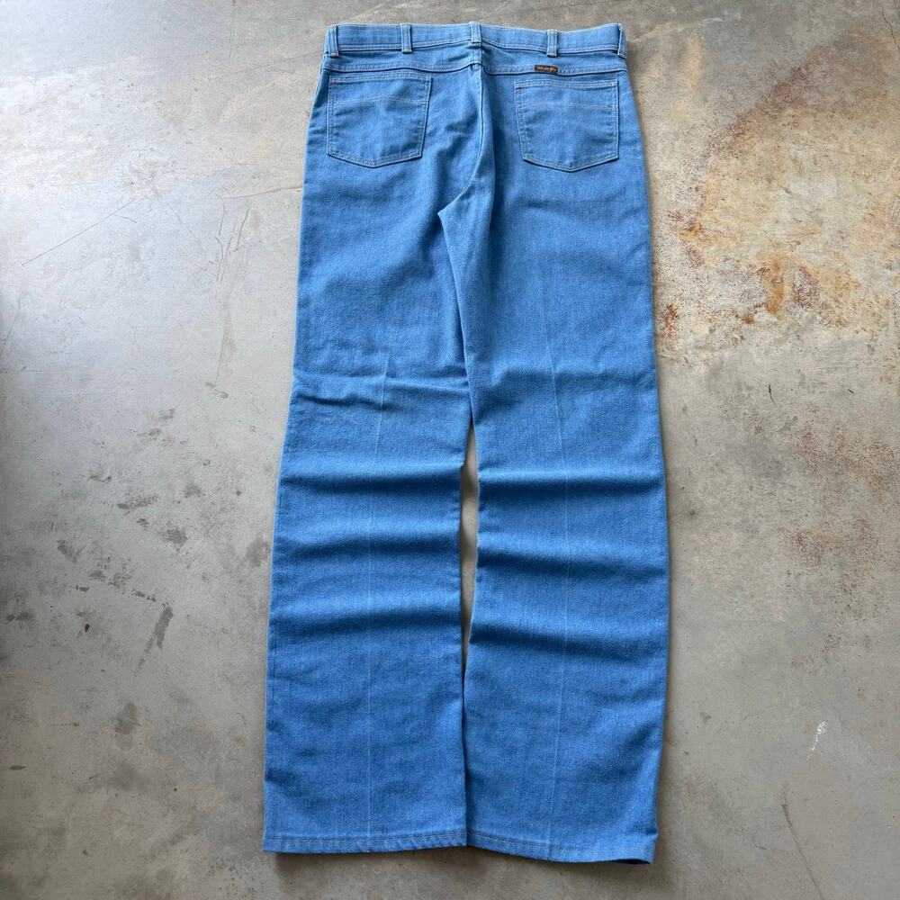 Vintage 80’s Wrangler Classic Essential Western Straight Leg Jeans Size 34x34